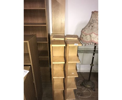 5 SHELF BOOKCASE & 5 SHELF 