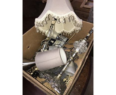 BOX CONTAINING LAMP ETC .