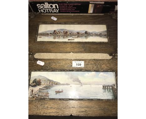 2 SMALL VINTAGE PICTURES ( LOCK LOMOND & 1 OTHER )