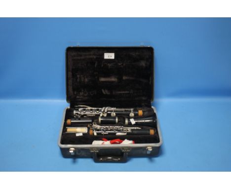 A CASED BUNDY CLARINET