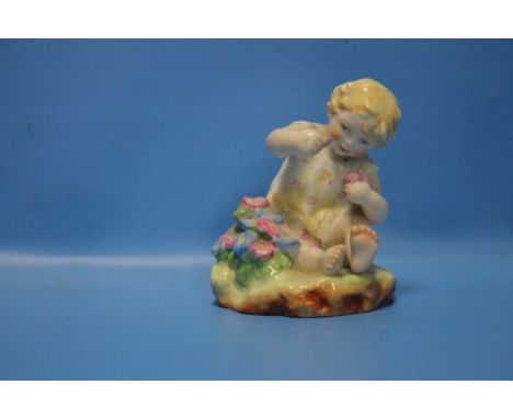 AN EARLY ROYAL WORCESTER FIGURINE "MISCHIEF"
