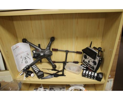 A DEVENTION SCOUT DRONE WITH CONTROL AND INSTRUCTIONSNot in a fitted case, appears to be in good general condition.  We are u