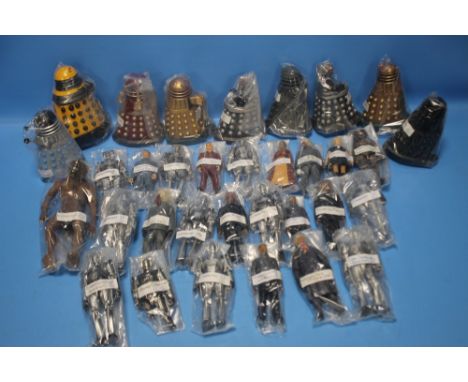 FIFTY EIGHT FIVE INCH DALEKS (Ironside, Drone, Eternal, Damaged Dalek Thay x 4, Planet of the Daleks 1973), five inch Davros 