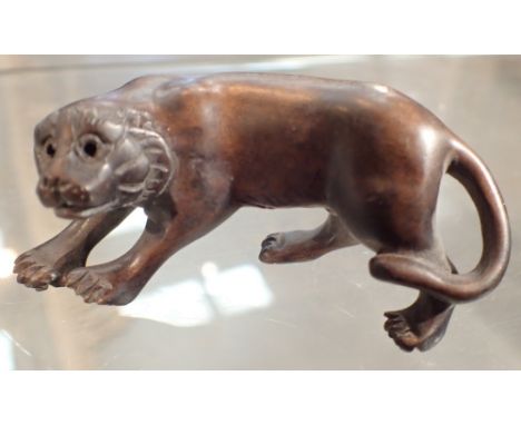 Oriental tiger netsuke L: 7 cm 
