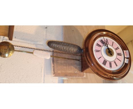Lovejoy alarm clock with weights and pendulum 