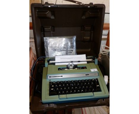 A Smith Corona S.300 portable typewriter