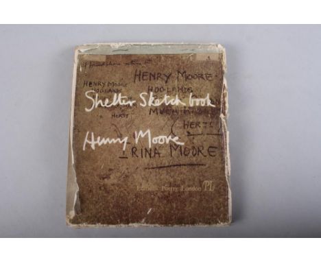 Henry Moore: "Shelter Sketch Book", one vol illust, pub Editions Poetry, London 1940