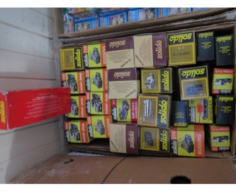 Box of 27 Solido Military Vehicles