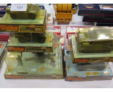 Dinky Military 612, 617, 662, 680 and 690