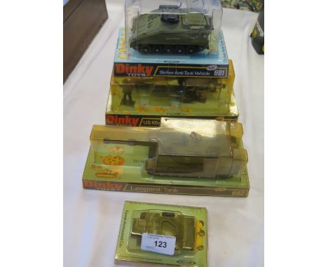 Dinky Military 609, 680, 691 and 692