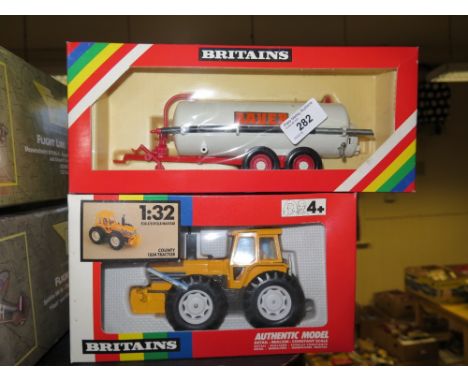Britains 9521 County 1884 Tractor and 9563