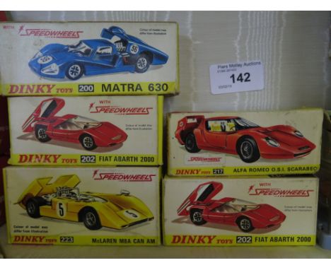 Dinky 217, 2 X 202, 223 & 200