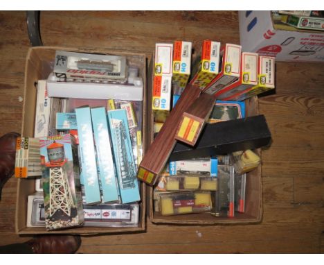 Two boxes of Model Railway Accessories including Marklin