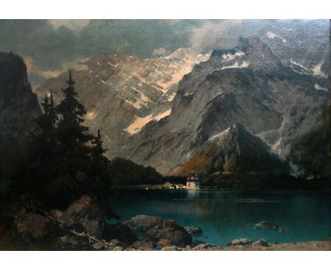 Rahmen, Anf. 20. Jh. 9 cm Holzleiste mit Stuckauflage, min. besch. ,  vergoldet. 48 x 72,5 cm Lichtmaß, 51,5 x 74,5 cm (Falzm
