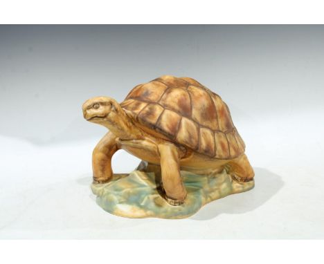 A Goebel oversized model of a tortoise, 22cm high, impressed and printed marks to base (faults) 