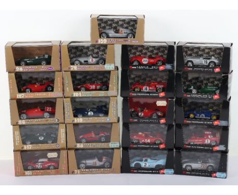 Collection of Brumm 1:43 scale racing/track boxed die-cast models, including, mobrr 231, mobrr 35, mobrr 221, mobrr 192, mobr