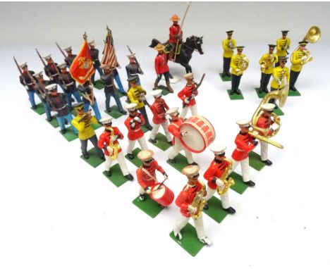 Britains Eyes Right United States Army, Marines and Royal Canadian Mounted Police (Condition Very Good, a few Good or Fair, t