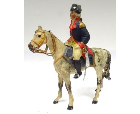 Heyde RARE large size 0 George Washington, mounted on Blueskin, overall height of mounted figure 120mm approx. (Condition Goo