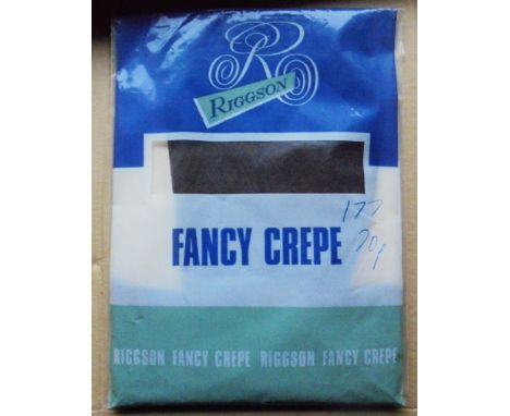 VINTAGE RIGGSON FANCY CREPE STOCKINGS SIZE 10 1/2 - 11 COCKTAIL COLOUR