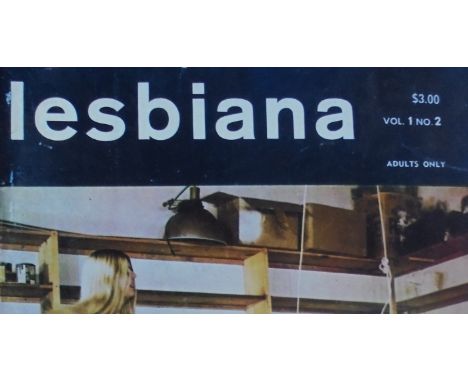 VINTAGE LESBIANA MAGAZINE VOL. 1 NO. 2&nbsp;
Slight age-related wear.