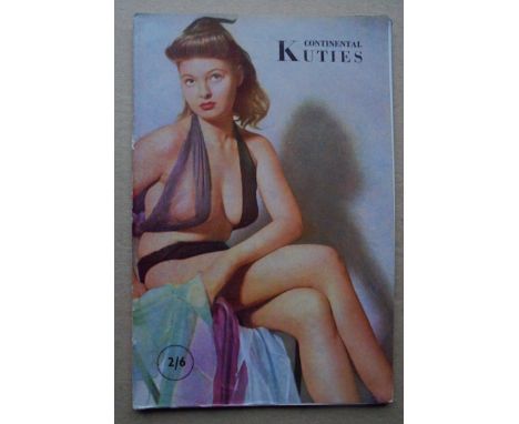 BETTY PAGE VINTAGE CONTINENTAL KUTIES POCKET SIZED MAGAZINE VOL. 1 NO. 7&nbsp;
Staples removed by a previous owner.



Good c