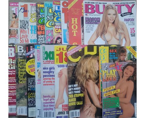 GLAMOUR MAGAZINES X 18
Assorted titles, mixed conditions but mostly good
Ref M