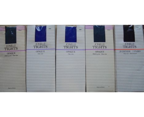 VINTAGE JONELLE TIGHTS X 7 PAIRS
Some boxes may be damaged.