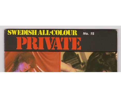 VINTAGE SWEDISH ALL COLOUR PRIVATE MAGAZINE NO. 15&nbsp;
Very good condition.