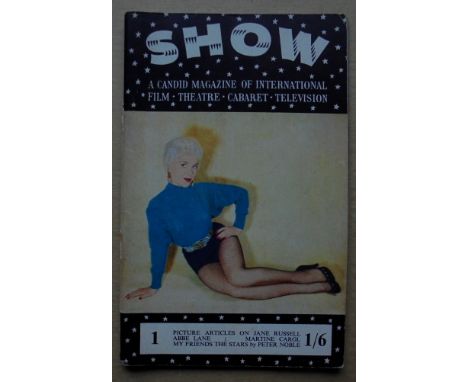 VINTAGE SHOW POCKET SIZED MAGAZINE NO. 1 FIRST ISSUE. INCLUDES JOAN COLLINS
Staples removed by a previous owner.
&nbsp;
Good 