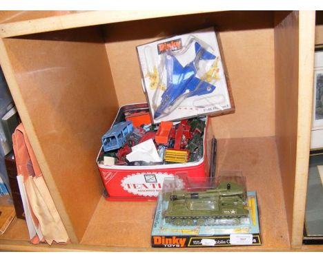 Dinky Toys F-4K Phantom II, Dinky 155mm Mobile Gun and other vintage toys 