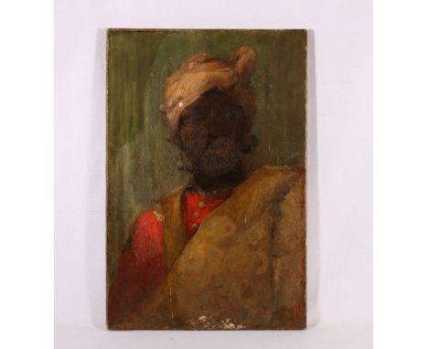 19TH CENTURY SCHOOL Portrait of Creole women Oil on canvas, 54 x 36cm. CONDITION REPORT: There is damage to the painting itse