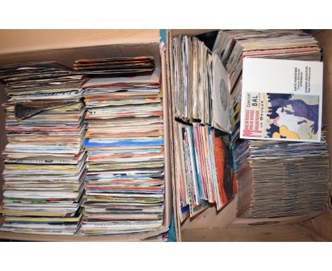 A large collection of 7 inch vinyl Singles including records by the Rolling Stones, Eric Burdon &amp; the Animals, count Basi