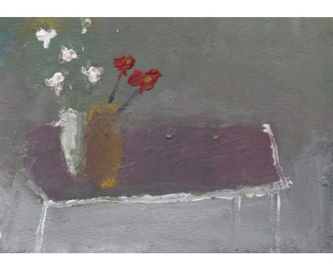 
	
		Rachel Arif 
		The Florist's Table, 2022
		Oil on Paper
		Signed on Verso 
		10 x 15cm (3¾ x 5¾ in.)
		About
		&nbsp;
		