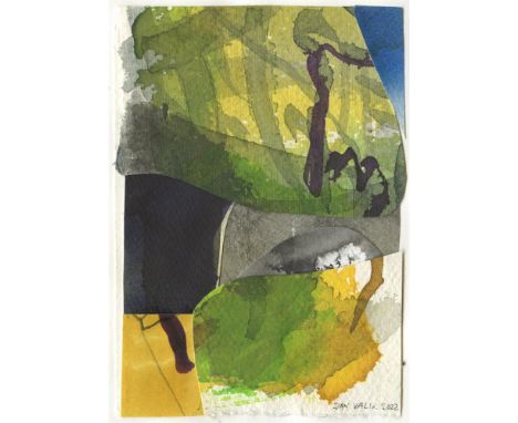 
	
		Jan Valik
		Fragments of a Day in Forest, 2022
		Collage - Watercolour and Ink on Paper
		Signed on Verso
		15 x 10cm (5