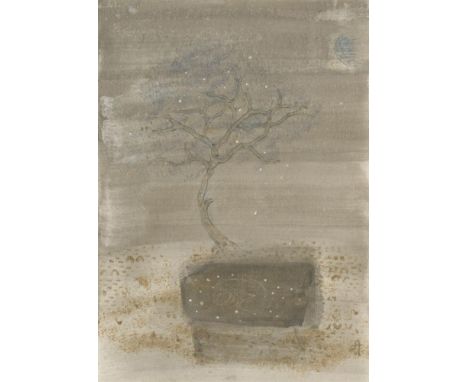 Nilima Sheikh At The Root of Which Tree?, 2022 Mixed Tempura on Paper  Signed on Verso  15 x 10cm (5¾ x 3¾ in.)
About
&nbsp;
