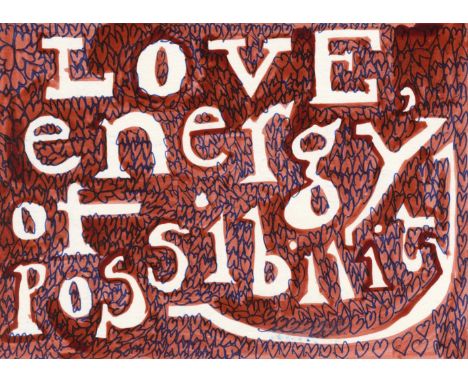 
	
		Jade Montserrat
		Love, Energy, 2022
		Ink and Ballpoint Pen on Paper
		Signed on Verso 
		10 x 15cm (3¾ x 5¾ in.)
		Edu