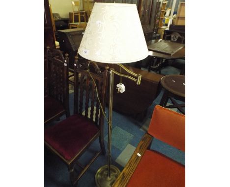 A Modern Adjustable Standard Reading Lamp. 