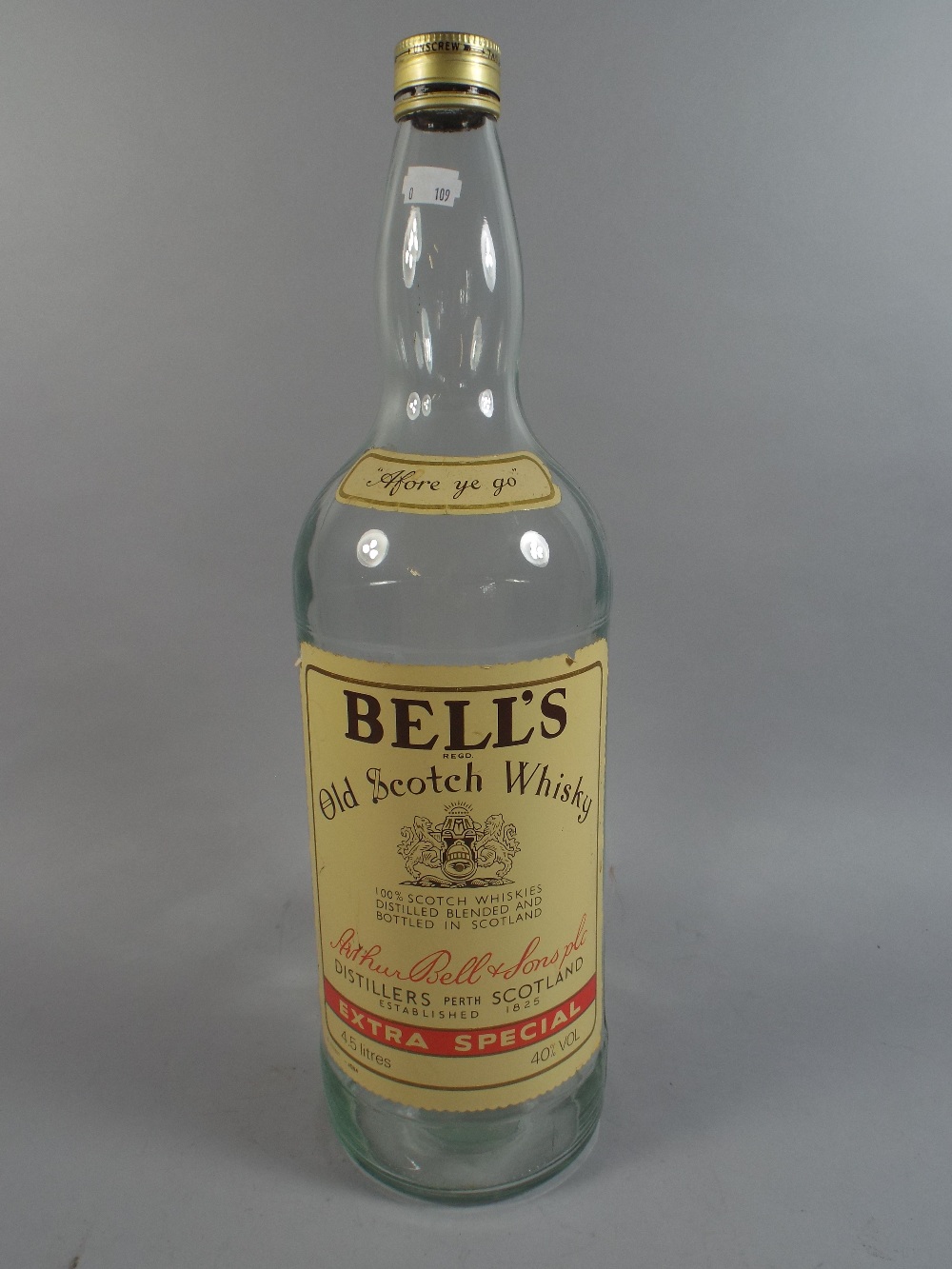 A Bells Scotch Whisky 4.5 Litre Bottle.