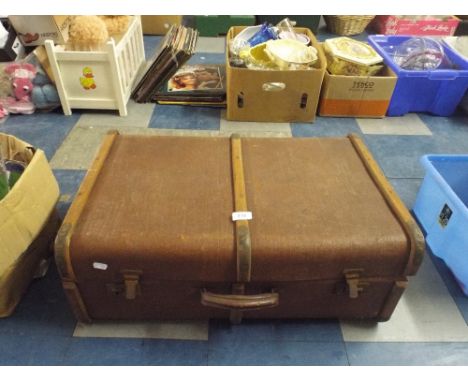 A Travelling Trunk and Contents. 