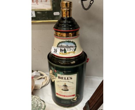 A sealed Bells Scotch Whisky, Christmas 1989