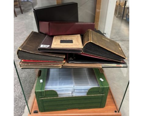 A large quantity of cigarette card album sleeves &amp; A variety of vintage empty albums (2 Boxes)