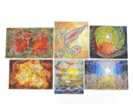 Elvic Steele (1920-1997)'EVOLVING VEGETATIVE ARCHETYPE''SPELL OF SUN AND WATER''BEFORE THE DRY LAND''APOTHEOSIS OF LIGHT, THE