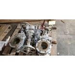 Skid of (4) Assorted Valves