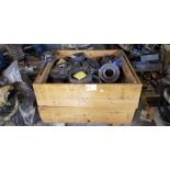 (2) Crates & (2) Skids of Assorted Gears & Pulleys