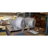 (2) Siemens-Allis 15HP Induction Motors; (1) Model 628, S/N 51-331-962, 230/460V, 3-Phase, 1170 RPM,