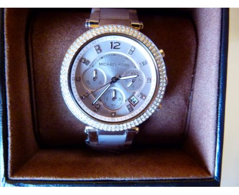 Michael Kors MK5896 ladies Parker chronograph wristwatch