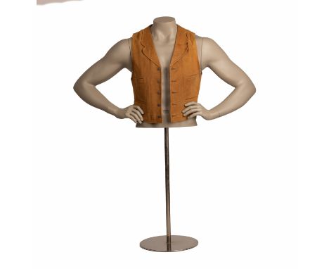 Westerns style vest as worn by the character of Heath Barkley, actor Lee Major in the 1965 television series The Big Valley. 