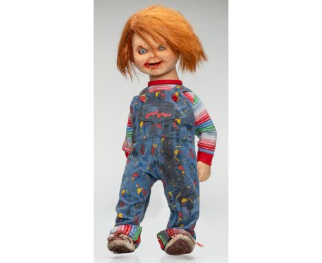 An original Chucky doll featured in the production of the hit US TV series Chucky. Before Annabelle of the “Conjuring” movie 