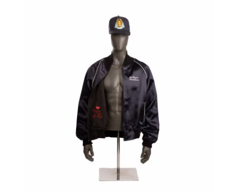 A signed hat and jacket from The 1980’s television show The Fall Guy. Hollywood stuntman Colt Seavers picks up some extra poc
