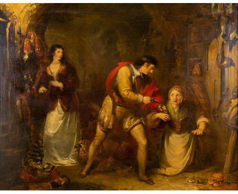 Baron Hendrik LEYS (1815-1869) 'The Key'A painting, oil on panel. Exposed in Brussels, 1897.&nbsp;Signed lower right.&nbsp;Di